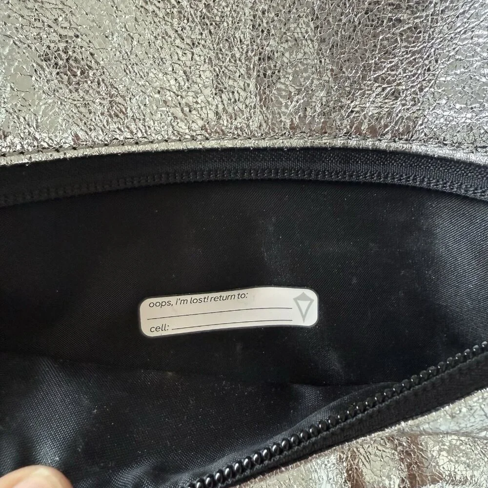 IVIVVA By Lululemon Convertable Tote‎ Prepared BACKPACK Bag Metallic Silver